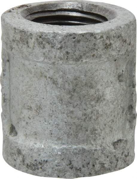 B&K Mueller - Class 150, 3/8" Galvanized Pipe Coupling (Right Hand) - Threaded, Malleable Iron - Eagle Tool & Supply