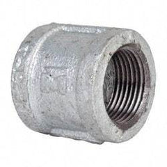 B&K Mueller - Class 150, 1" Galvanized Pipe Coupling (Right Hand) - Threaded, Malleable Iron - Eagle Tool & Supply