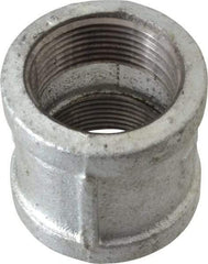B&K Mueller - Class 150, 1-1/4" Galvanized Pipe Coupling (Right Hand) - Threaded, Malleable Iron - Eagle Tool & Supply