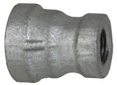 B&K Mueller - Class 150, 1/4 x 1/8" Galvanized Pipe Reducing Coupling - Threaded, Malleable Iron - Eagle Tool & Supply