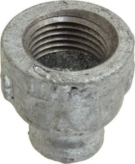 B&K Mueller - Class 150, 1/2 x 1/8" Galvanized Pipe Reducing Coupling - Threaded, Malleable Iron - Eagle Tool & Supply