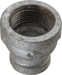 B&K Mueller - Class 150, 3/4 x 3/8" Galvanized Pipe Reducing Coupling - Threaded, Malleable Iron - Eagle Tool & Supply