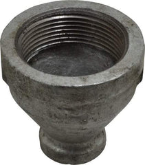 B&K Mueller - Class 150, 1-1/2 x 1/2" Galvanized Pipe Reducing Coupling - Threaded, Malleable Iron - Eagle Tool & Supply