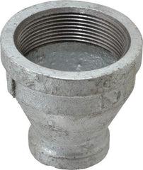 B&K Mueller - Class 150, 2 x 1" Galvanized Pipe Reducing Coupling - Threaded, Malleable Iron - Eagle Tool & Supply
