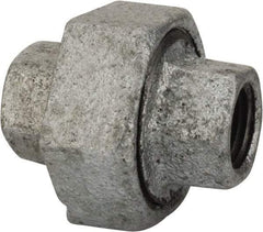 B&K Mueller - Class 150, 1/8" Galvanized Pipe Union - Threaded, Malleable Iron - Eagle Tool & Supply