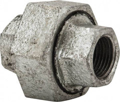 B&K Mueller - Class 150, 3/8" Galvanized Pipe Union - Threaded, Malleable Iron - Eagle Tool & Supply