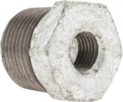 B&K Mueller - Class 150, 3/4 x 1/4" Galvanized Pipe Hex Bushing - Threaded, Malleable Iron - Eagle Tool & Supply