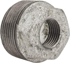 B&K Mueller - Class 150, 1-1/4 x 1/2" Galvanized Pipe Hex Bushing - Threaded, Malleable Iron - Eagle Tool & Supply