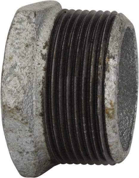 B&K Mueller - Class 150, 1-1/2 x 1-1/4" Galvanized Pipe Hex Bushing - Threaded, Malleable Iron - Eagle Tool & Supply