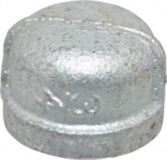 B&K Mueller - Class 150, 3/4" Galvanized Pipe End Cap - Threaded, Malleable Iron - Eagle Tool & Supply