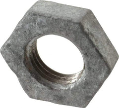 B&K Mueller - Class 150, 1/4" Galvanized Pipe Hex Locknut - Threaded, Malleable Iron - Eagle Tool & Supply