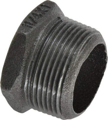 B&K Mueller - Size 1-1/4 x 1", Class 150, Malleable Iron Black Pipe Hex Bushing - 150 psi, Threaded End Connection - Eagle Tool & Supply