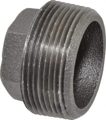 B&K Mueller - Size 1-1/2 x 1/2", Class 150, Malleable Iron Black Pipe Hex Bushing - 150 psi, Threaded End Connection - Eagle Tool & Supply