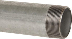 B&K Mueller - Schedule 40, 2 x 24" Galvanized Pipe Nipple - Threaded Steel - Eagle Tool & Supply