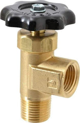 Parker - FNPTF x MNPTF End Connection Brass Truck Valve - 3.15" OAL, 1/2" Pipe - Eagle Tool & Supply