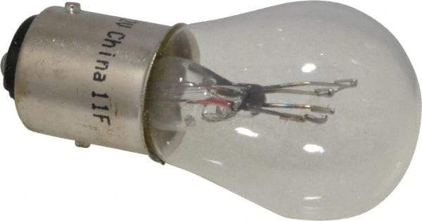 Value Collection - 12 Volt, Stop & Tail Automotive Miniature Lamp - 26.88/8.26 Watt, Clear - Eagle Tool & Supply