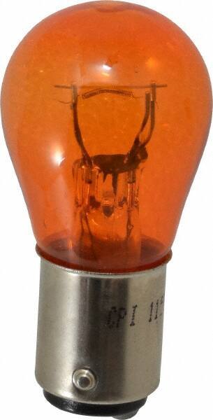 Value Collection - 12 Volt, Park & Signal Automotive Miniature Lamp - 26.88/8.26 Watt, Amber - Eagle Tool & Supply