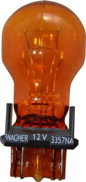 Value Collection - 12 Volt, Park & Signal Automotive Miniature Lamp - 28.54/8.26 Watt, Amber - Eagle Tool & Supply