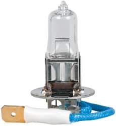 Value Collection - 12 Volt, Halogen Fog Headlamp H3 Automotive Miniature Lamp - 55 Watt, Clear - Eagle Tool & Supply