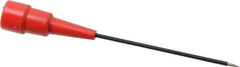 Pomona - Red Electrical Test Equipment Jack - Use with Digital Multimeters - Eagle Tool & Supply