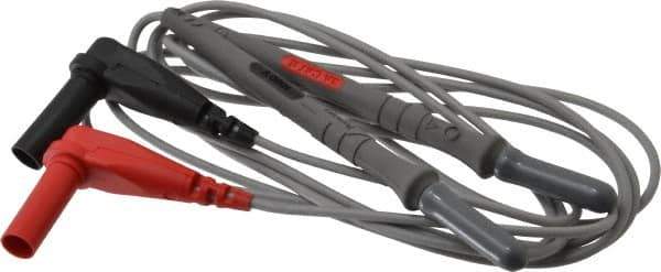 Pomona - Red/Black Electrical Test Equipment Probe - Use with Digital Multimeters - Eagle Tool & Supply