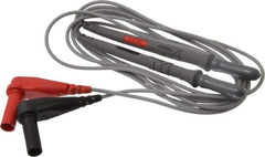 Pomona - Red/Black Electrical Test Equipment Probe - Use with Digital Multimeters - Eagle Tool & Supply