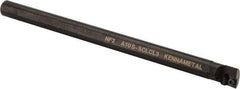 Kennametal - 19.56mm Min Bore Diam, 10" OAL, 5/8" Shank Diam, A-SCLC Indexable Boring Bar - CC.. Insert, Screw Holding Method - Eagle Tool & Supply
