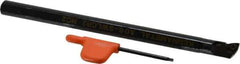 Kennametal - 12.19mm Min Bore Diam, 6" OAL, 3/8" Shank Diam, A-SWLC Indexable Boring Bar - WC.. Insert, Screw Holding Method - Eagle Tool & Supply