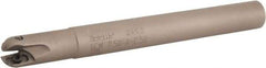 Iscar - 1/2" Cut Diam, 0.4" Max Depth of Cut, 1/2" Shank Diam, 4.72" OAL, Indexable Ball Nose End Mill - 1.18" Head Length, Straight Shank, BCM Toolholder, BCR... Insert - Eagle Tool & Supply