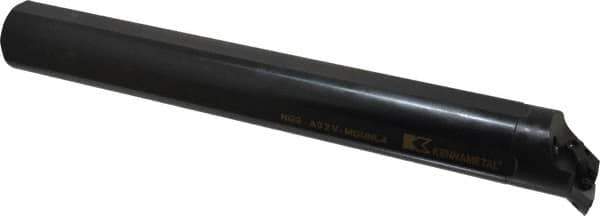 Kennametal - 63.5mm Min Bore Diam, 16" OAL, 2" Shank Diam, A-MDUN Indexable Boring Bar - DN.. Insert, Screw or Clamp Holding Method - Eagle Tool & Supply