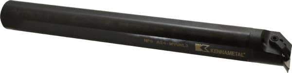 Kennametal - 50.8mm Min Bore Diam, 14" OAL, 1-1/2" Shank Diam, A-MVUN Indexable Boring Bar - VN.. Insert, Screw or Clamp Holding Method - Eagle Tool & Supply