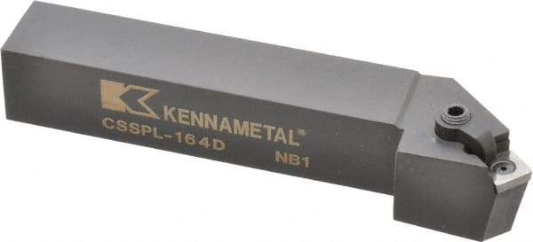 Kennametal - CSSP, Left Hand Cut, 45° Lead Angle, 1" Shank Height x 1" Shank Width, Positive Rake Indexable Turning Toolholder - 6" OAL, SP..42. Insert Compatibility, Series Kendex - Eagle Tool & Supply