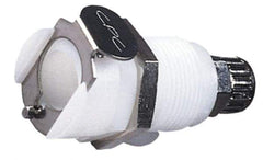 CPC Colder Products - 1/4" OD, Acetal Push-to-Connect Female Connector - 120 Max psi, White - Eagle Tool & Supply