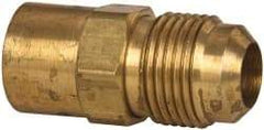Parker - 5/8" Tube OD, 45° Brass Flared Tube Flare To Solder - 7/8-14 UNF - Eagle Tool & Supply