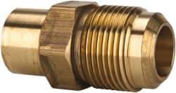 Parker - 3/4" Tube OD, 45° Brass Flared Tube Flare To Solder - 1-1/16-14 UNF - Eagle Tool & Supply