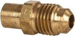 Parker - 1/2" Tube OD, 45° Brass Flared Tube Flare To Solder - 3/4-16 UNF - Eagle Tool & Supply