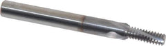 Vargus - #10-32, #12-32 to 3/8-32 UNEF, UNF, 0.15" Cutting Diam, 3 Flute, Solid Carbide Helical Flute Thread Mill - Internal Thread, 0.391" LOC, 1.772" OAL, 3/16" Shank Diam - Eagle Tool & Supply