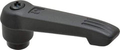 KIPP - 5/16-18, 0.71" Hub Diam, Glass Fiber (Steel Components) Tapped Adjustable Clamping Lever - 2.95" OAL, 1.63" High, 0.47" Hole Depth - Eagle Tool & Supply