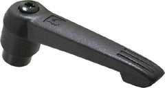 KIPP - M10 x 1.5, 21.5mm Hub Diam, Glass Fiber (Steel Components) Tapped Adjustable Clamping Lever - 91.5mm OAL, 53.5mm High, 14mm Hole Depth - Eagle Tool & Supply