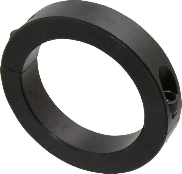 Climax Metal Products - 3-1/4" Bore, Steel, Two Piece Clamp Collar - 4-1/2" Outside Diam, 7/8" Wide - Eagle Tool & Supply