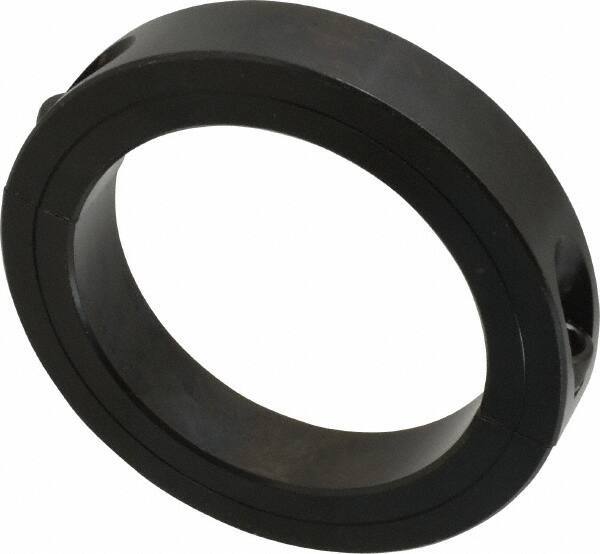 Climax Metal Products - 3-7/16" Bore, Steel, Two Piece Clamp Collar - 4-3/4" Outside Diam, 7/8" Wide - Eagle Tool & Supply