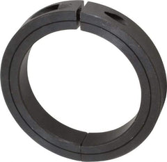 Climax Metal Products - 3-15/16" Bore, Steel, Two Piece Clamp Collar - 5-1/4" Outside Diam, 7/8" Wide - Eagle Tool & Supply