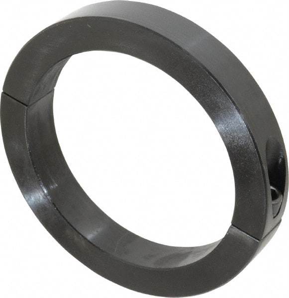 Climax Metal Products - 4-1/4" Bore, Steel, Two Piece Clamp Collar - 5-1/2" Outside Diam, 7/8" Wide - Eagle Tool & Supply
