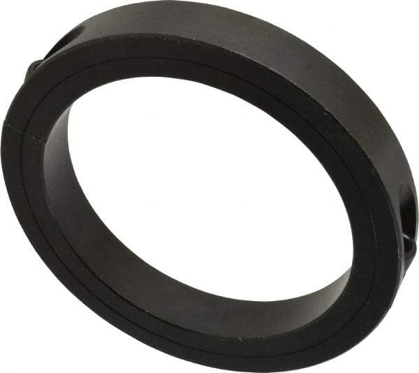 Climax Metal Products - 4-7/16" Bore, Steel, Two Piece Clamp Collar - 5-3/4" Outside Diam, 7/8" Wide - Eagle Tool & Supply