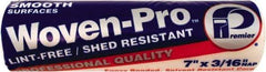 Premier Paint Roller - 3/16" Nap, 7" Wide Paint General Purpose Roller Cover - Smooth Texture, Woven & Polyester - Eagle Tool & Supply