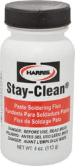 Harris Welco - 4 Ounce Paste Soldering Flux - Brush Cap Dispenser Container - Exact Industrial Supply