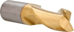 Kennametal - 1", 1-1/2" LOC, 1" Shank Diam, 4" OAL, 2 Flute, Solid Carbide Square End Mill - Single End, TiN/TiCN/TiN Finish, Spiral Flute, 30° Helix, Centercutting, Right Hand Cut, Right Hand Flute, Series HEC - Eagle Tool & Supply