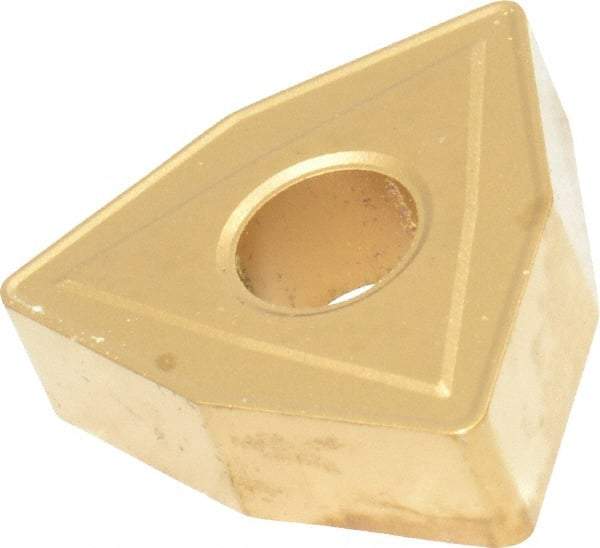 Kennametal - WNMG432 Grade KC850 Carbide Turning Insert - TiC/TiCN/TiN Finish, 80° Trigon, 1/2" Inscr Circle, 3/16" Thick, 1/32" Corner Radius - Eagle Tool & Supply