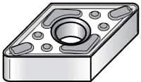 Kennametal - DNMG442 P Grade KC5010 Carbide Turning Insert - TiAlN Finish, 55° Diamond, 1/2" Inscr Circle, 1/4" Thick, 1/32" Corner Radius - Eagle Tool & Supply