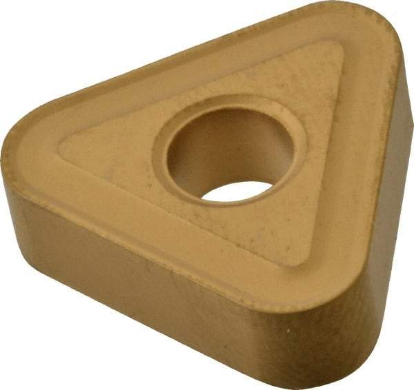 Kennametal - TNMG438 Grade KC850 Carbide Turning Insert - TiC/TiCN/TiN Finish, 60° Triangle, 1/2" Inscr Circle, 3/16" Thick, 1/8" Corner Radius - Eagle Tool & Supply